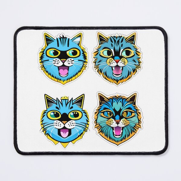 Item preview, Cat Magic, The Cool Cats of Blue, Sapphire Kitties. designed and sold by John-merou.
