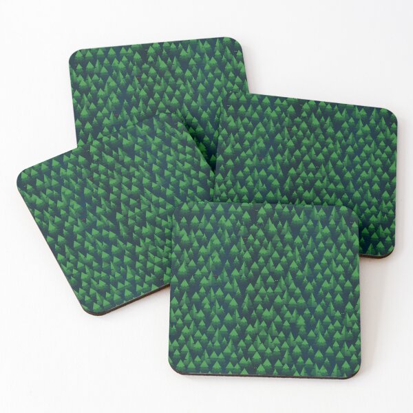 Item preview, Black Forest Pattern - Valheim Inspired designed and sold by FoxandRabbit.