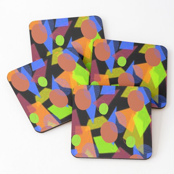 Item preview, Artist Art Lover Psychedelic Graphic Design 5, Abstraction, bold colorful abstract playful design inspired by nature designed and sold by Adri Barnard.