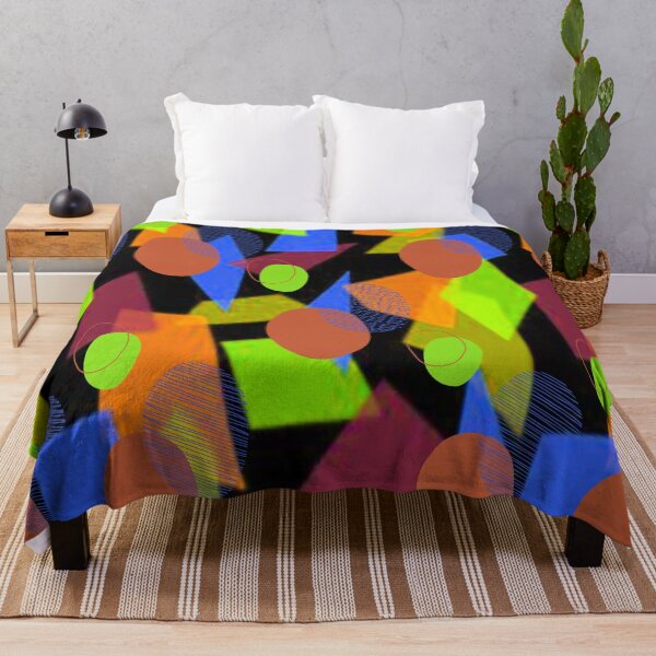 Item preview, Artist Art Lover Psychedelic Graphic Design 5, Abstraction, bold colorful abstract playful design inspired by nature designed and sold by Adri Barnard.