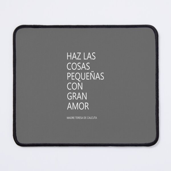 Item preview, Haz las cosas pequeñas con gran amor, Spanish Quote designed and sold by Aryam Quotes.