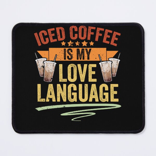 Item preview, Vintage Iced Coffee Is My Love Language Iced Coffee Barista designed and sold by Nessshirts.