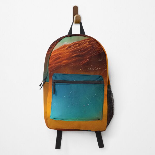 Item preview, Colored illustration of a planet and a light source, rectangle format designed and sold by Flairh-Art.