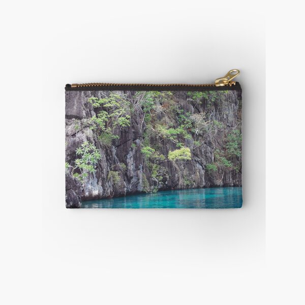 Item preview, Lake and Rock Formations I (large canvas) designed and sold by Bernsberry Illustrations.