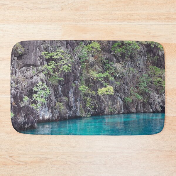 Item preview, Lake and Rock Formations I (large canvas) designed and sold by Bernsberry Illustrations.