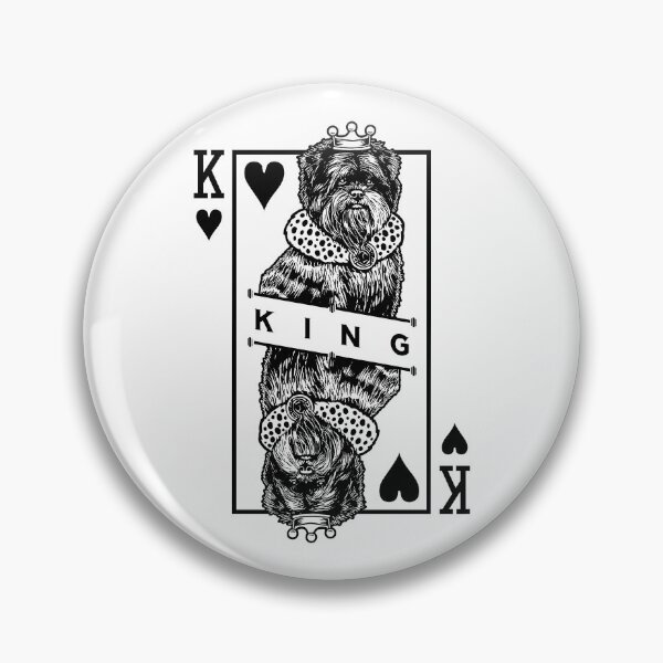 Item preview, Affenpinscher King Of Hearts Funny Affie Dog Lover Pop Art designed and sold by GrandeDuc.