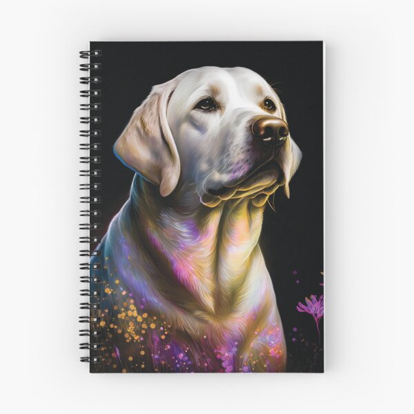 Item preview, Labrador floral portrait designed and sold by HookedOnDogz.