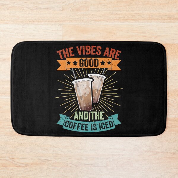 Item preview, Vintage The Vibes Are Good And The Coffee Is Iced Latte Fans designed and sold by Nessshirts.