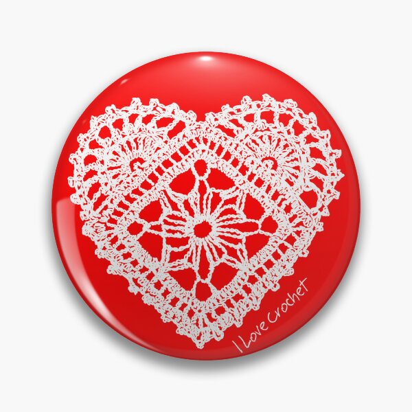 Item preview, I love crochet. Lace crochet heart designed and sold by kazimido.