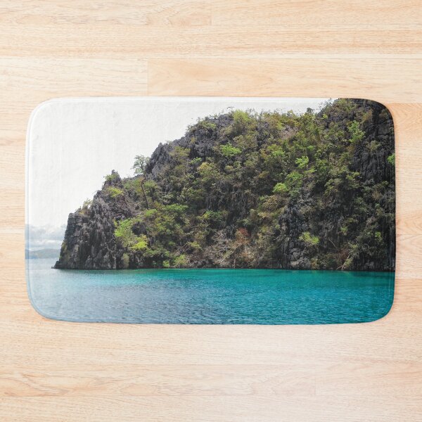 Item preview, Lake and Rock Formations III (large canvas) designed and sold by Bernsberry Illustrations.