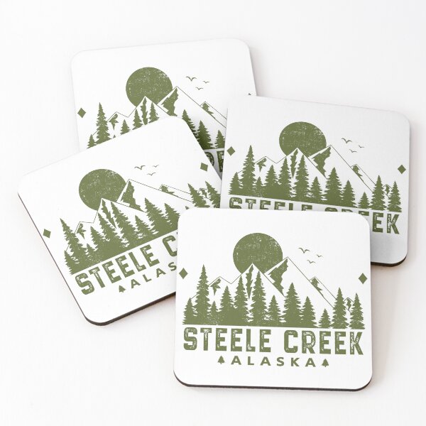 Artikelvorschau, Steele Creek Alaska Gebirgsandenken entworfen und verkauft von Home-Spirit.