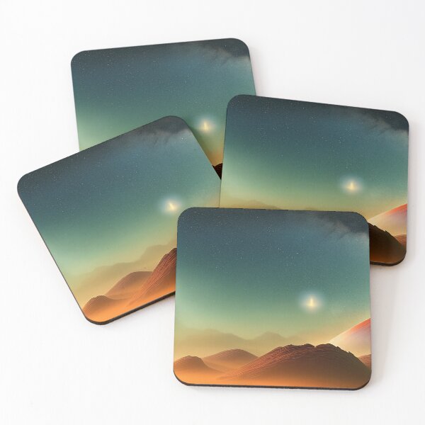 Item preview, Colorful illustration of planets, rectangle format designed and sold by Flairh-Art.