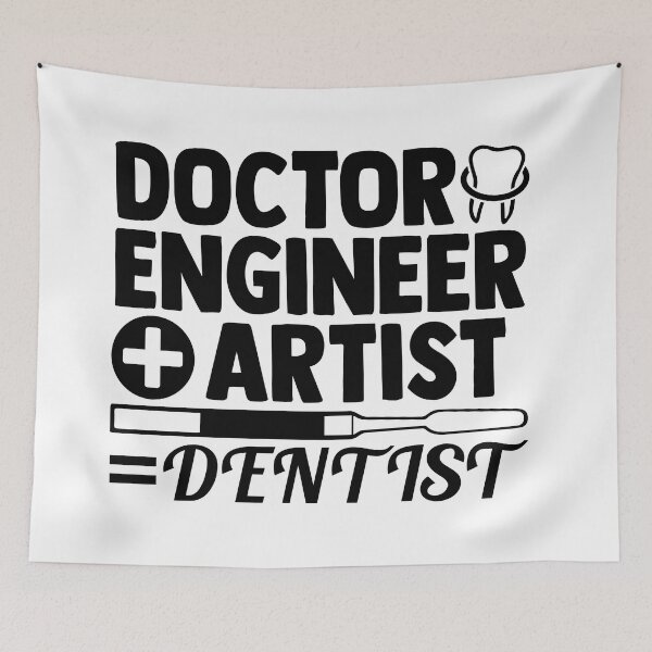 Item preview, DOCTOR ENGINEER ARTIST DENTIST  designed and sold by SticerOcean.