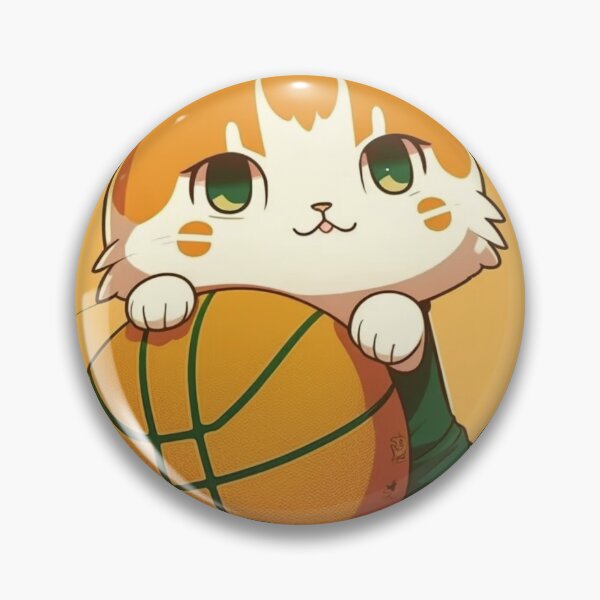 Item preview, Cute ginger cat playing basketball poster designed and sold by MEDKH02.
