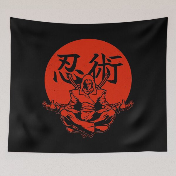 Item preview, Ninja ninjutsu fighter designed and sold by NicGrayGraphic.