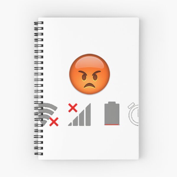 Artikelvorschau, emoji - wütend wlan lte akku + timer Classic entworfen und verkauft von barasubahppai.