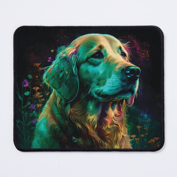 Item preview, Golden Retriever stardust portrait designed and sold by HookedOnDogz.