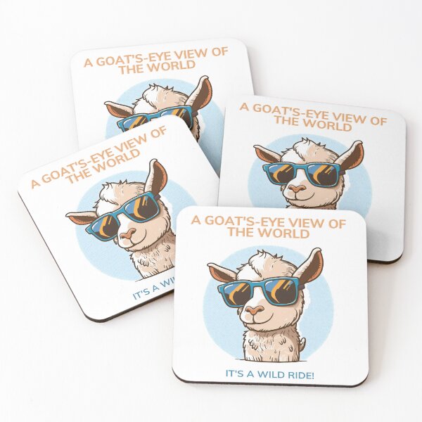 Item preview, A goat's-eye view of the world - it's a wild ride! designed and sold by daved monter.