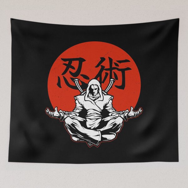 Item preview, Ninja ninjutsu fighter designed and sold by NicGrayGraphic.