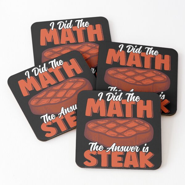 Item preview, The Answer is Steak Funny Steak Lover Joke Foodie Meat Eater designed and sold by MintedFresh.
