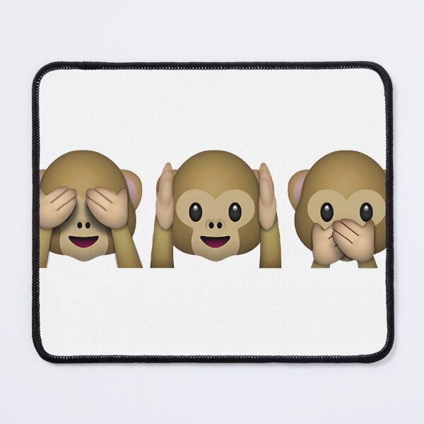 Item preview, Emoji - See No Evil, Hear No Evil, Speak No Evil Essential designed and sold by barasubahppai.