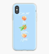 Call Me By Your Name - Three Peaches iPhone Case