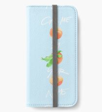 Ruf mich mit deinem Namen an - Drei Pfirsiche iPhone Flip-Case/Hülle/Klebefolie