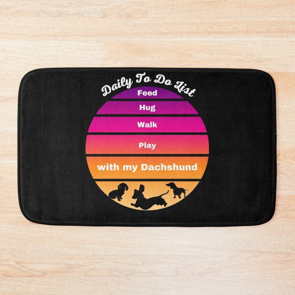 Item preview, Daily To Do List Dachshund designed and sold by CeeLeeGifts.