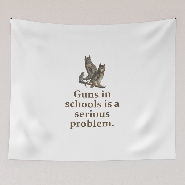 Artikelvorschau, Guns In Schools - Education Quote entworfen und verkauft von CrankyOldDude.