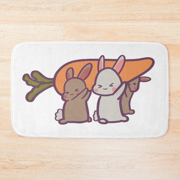 Item preview, Cute Bunny Rabbit Teamwork designed and sold by ThumboArtBumbo.