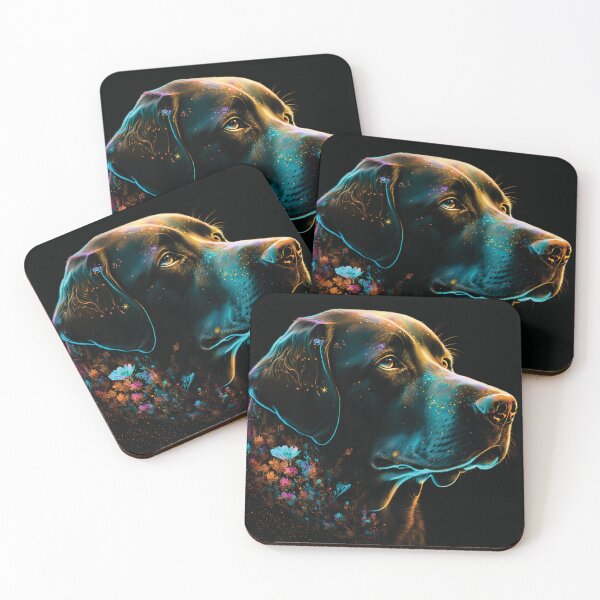 Item preview, Labrador stardust portrait designed and sold by HookedOnDogz.