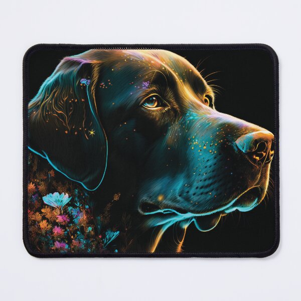 Item preview, Labrador stardust portrait designed and sold by HookedOnDogz.