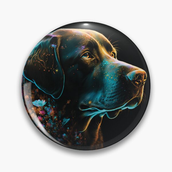 Item preview, Labrador stardust portrait designed and sold by HookedOnDogz.