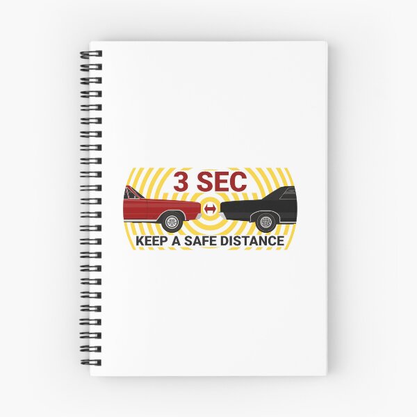 Item preview, Keep a safe distance. designed and sold by safetyguide.