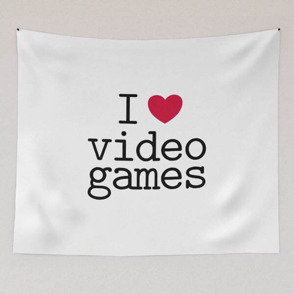 Item preview, I Love Video Games designed and sold by Creative96Spark.