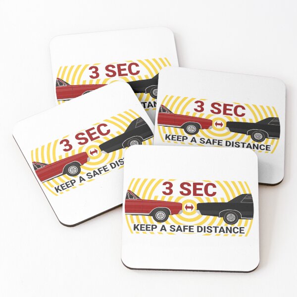 Item preview, Keep a safe distance. designed and sold by safetyguide.