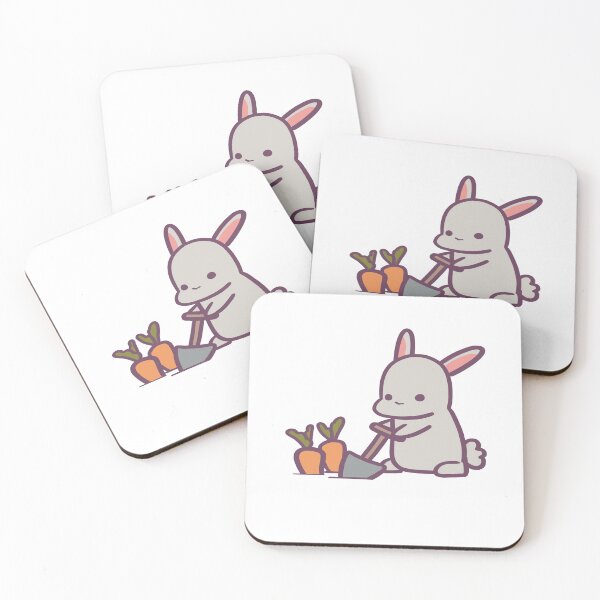 Item preview, Kawaii Bunny Rabbit Farming Crops designed and sold by ThumboArtBumbo.