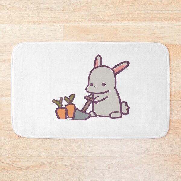 Item preview, Kawaii Bunny Rabbit Farming Crops designed and sold by ThumboArtBumbo.