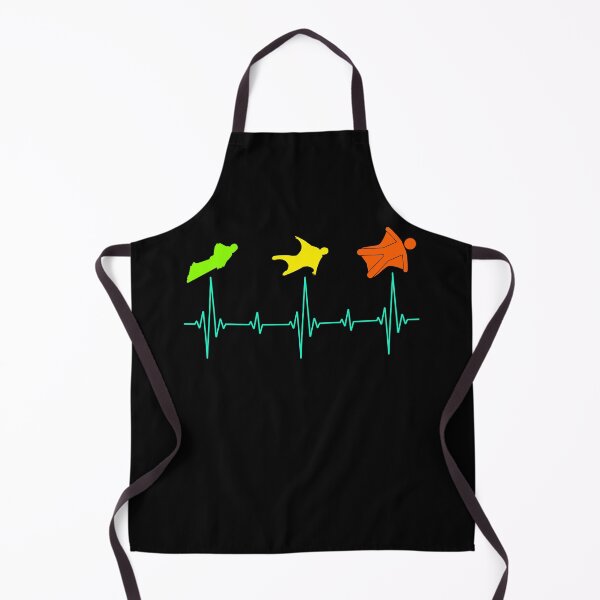 Item preview, Wingsuit flying Base Jumping Skydiving Heartbeat Pulse designed and sold by TastefulTees.