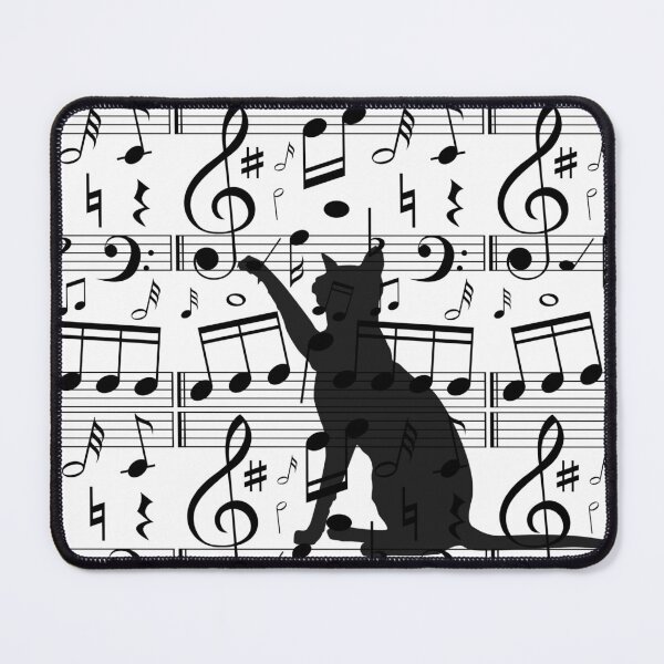 Item preview, Cat plays notes designed and sold by IdeasForFreedom.