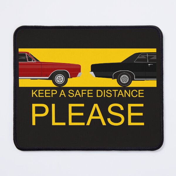Item preview, Keep a safe distance. designed and sold by safetyguide.