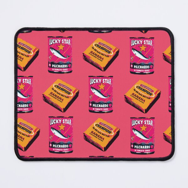 Item preview, Lucky Star Pilchards meet Wilson Toffees - South African Nostalgia pink and orange designed and sold by SirenSeventyOne.