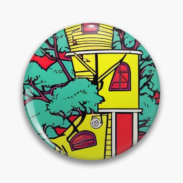 Item preview, casa del árbol, estilo pop art designed and sold by VTNStore.