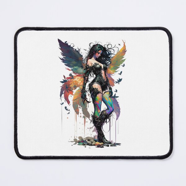 Item preview, Beautiful Goth Fairy - Fantasy Art designed and sold by Seeker7Seven.