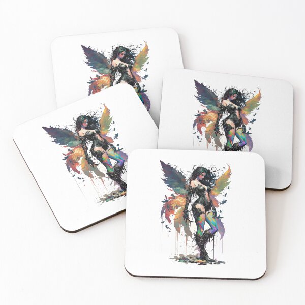 Item preview, Beautiful Goth Fairy - Fantasy Art designed and sold by Seeker7Seven.