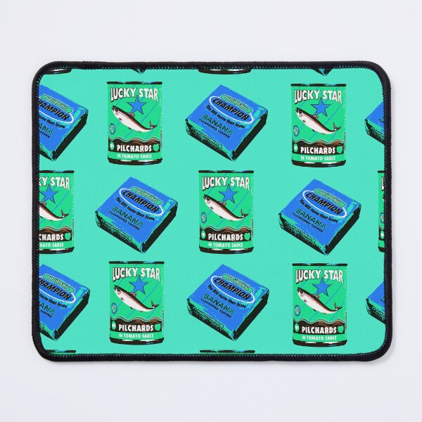 Item preview, Lucky Star Pilchards meet Wilson Toffees - South African Nostalgia blue and green designed and sold by SirenSeventyOne.