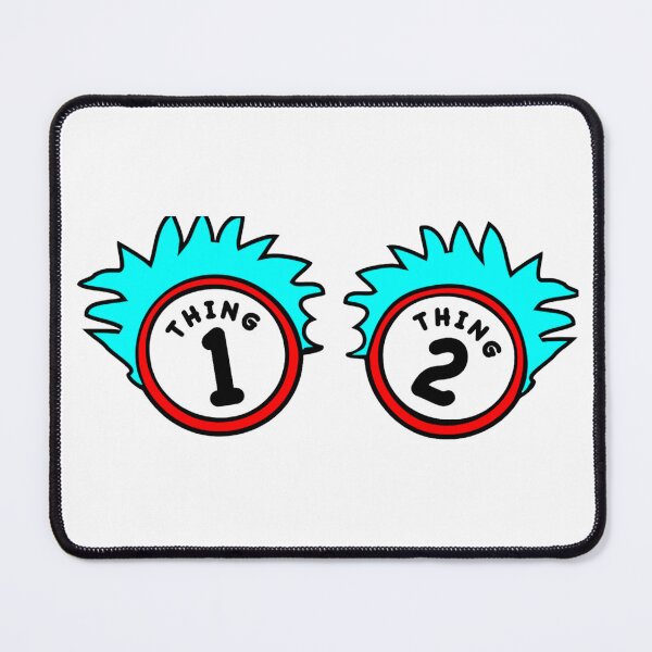 Item preview,  Thing 1 Thing 2  designed and sold by moullknoz.