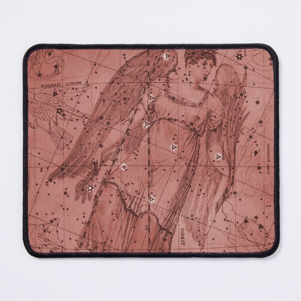 Item preview, Virgo Zodiac Constellation Star Map, Red designed and sold by notsweettea.