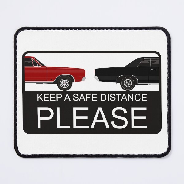 Item preview, Keep a safe distance. designed and sold by safetyguide.