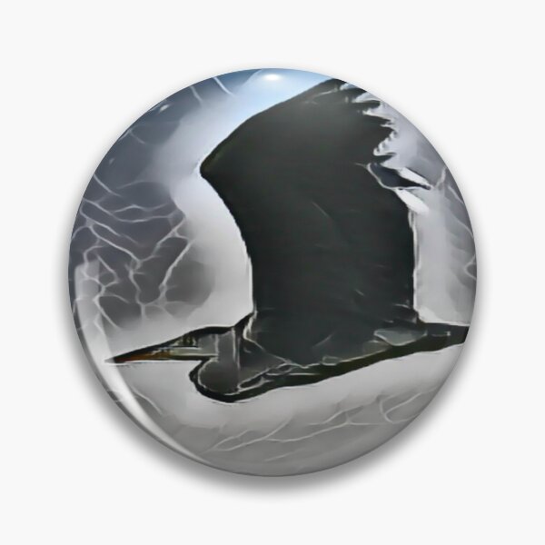 Item preview, Heron In Flight In Gemstone designed and sold by Fearless-Fox.